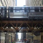 Public transit Chicago L in the loop by FTSKfan.