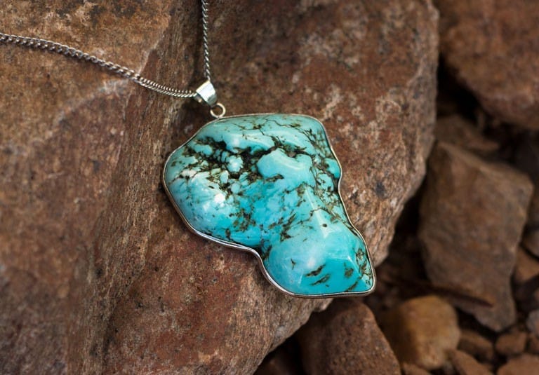 Turquoise is the gem of the week.