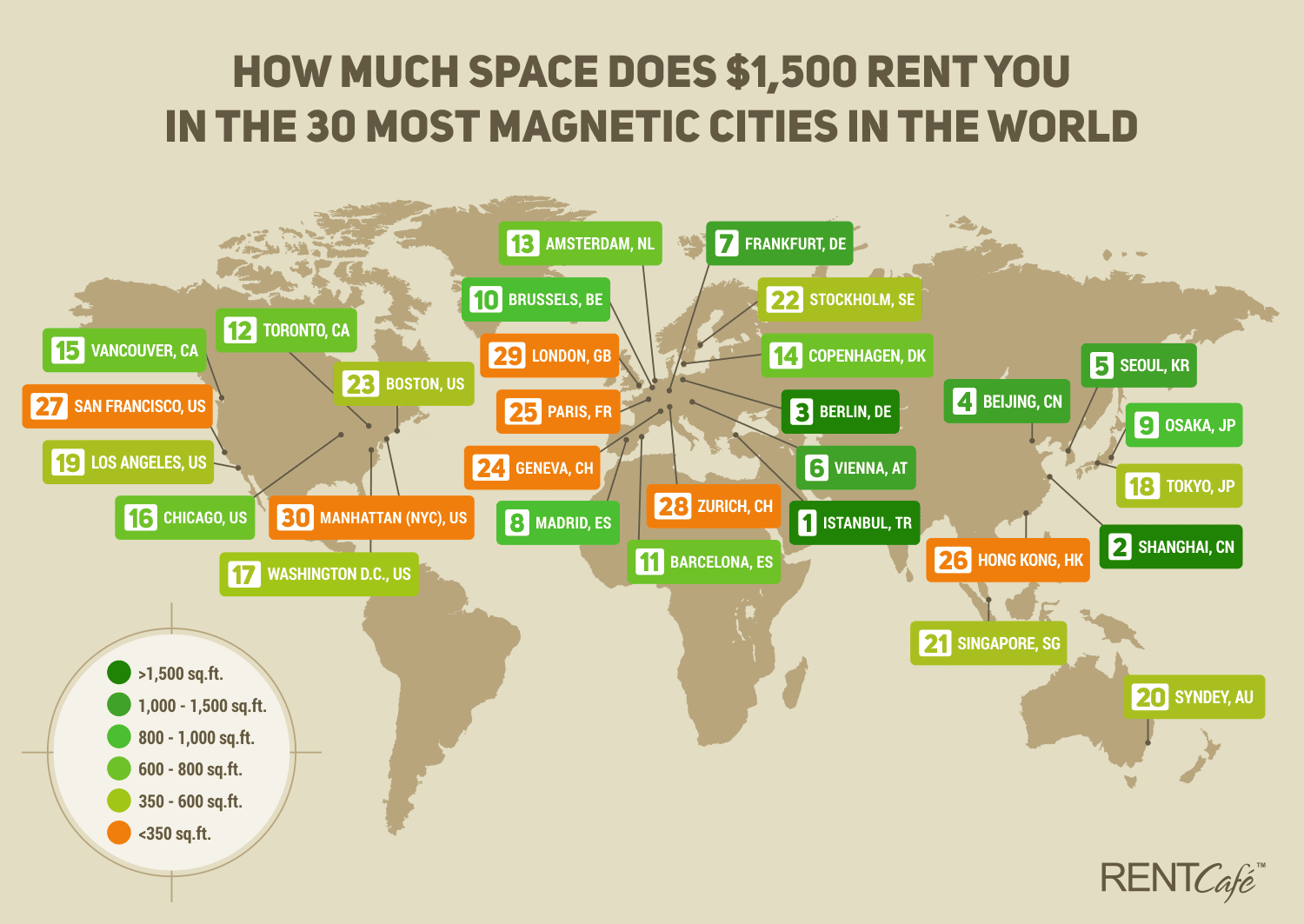 Millennial Magazine - how-much-space-1500-rent-you-worldwide_map