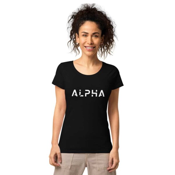 Alpha Collection Womens 100% Organic Cotton Tee