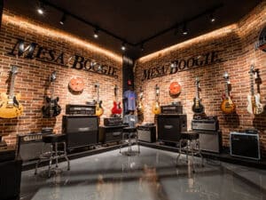 Millennial Magazine - Music Festivals- Gibson Garage Fest- Mesa Boogie amp room