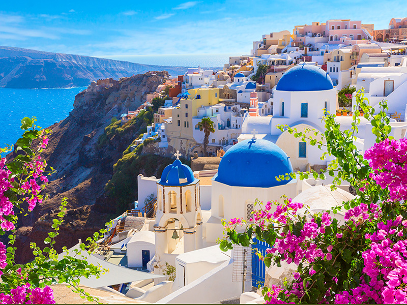 Millennial Magazine- Travel- Destinations- Unforgettable honeymoon destinations- Santorini Greece