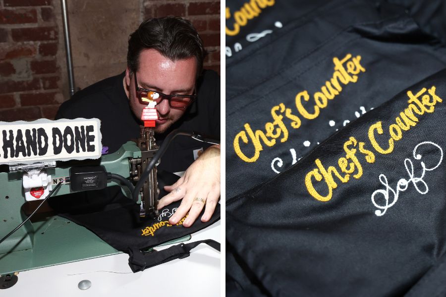 Millennial Magazine - Culinary - Chef's Counter Hand Stitch Aprons