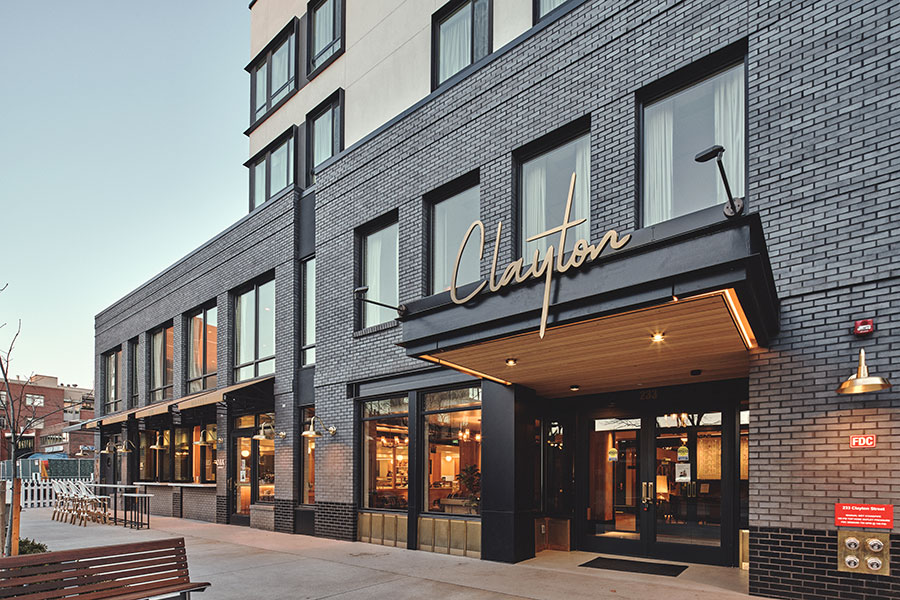 Millennial Magazine - Hotels - The Clayton Entrance