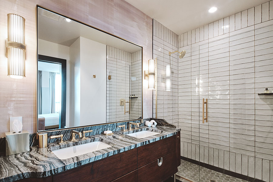 Millennial Magazine - Hotels - The Clayton King Bathroom