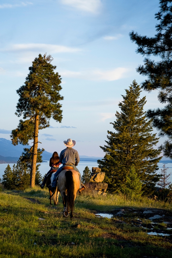 Millennial Magazine - Hotels - Trail ride - Montana Dude Ranch- Glacier National Park