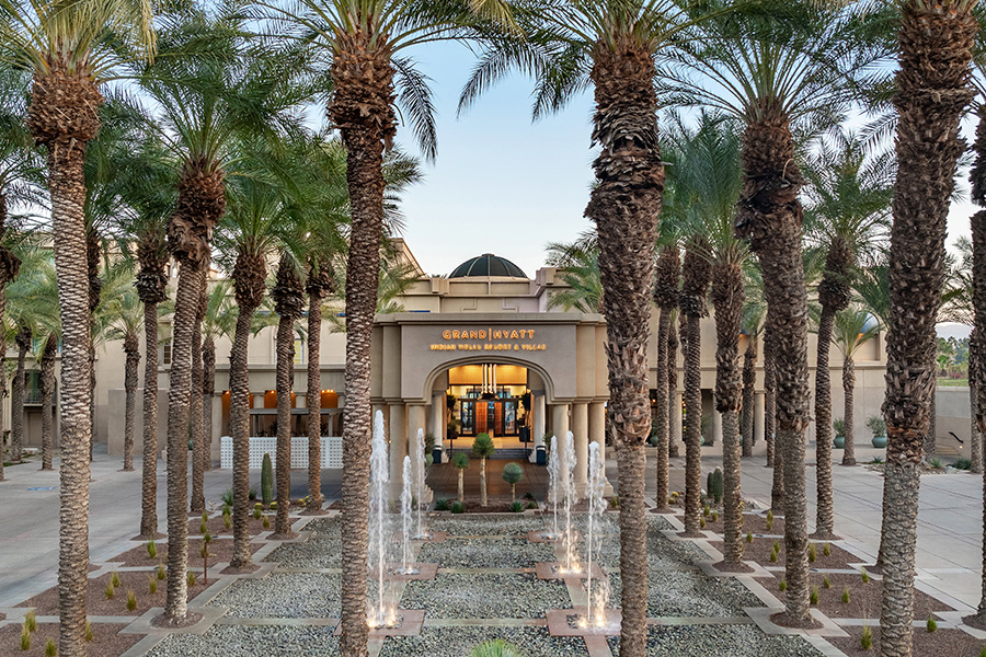 Millennial Magazine- Travel- Destinations- Grand Hyatt Indian Wells Entrance