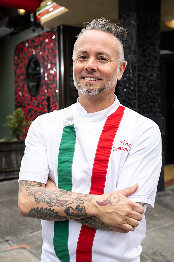 Millennial Magazine - Founders - Chef Tony Outside Tony's Pizza Napoletana